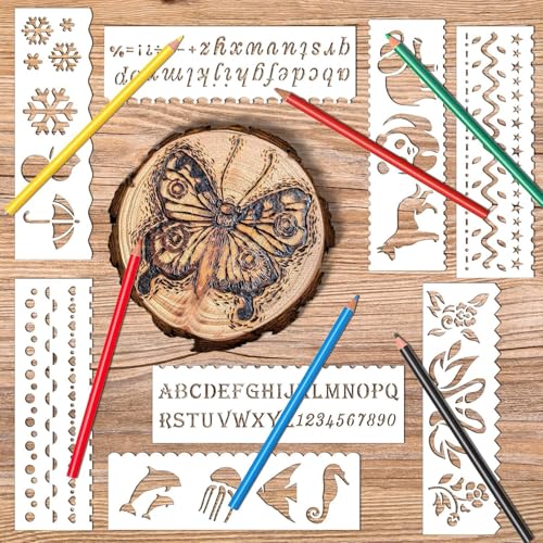 Image of AASONS 23pc Wood Burning Tool Kit, Woodburning Pyrography Pen, Electric Hot Knife Cutter Burner For Cutting Carving Soft Thin Foam Cloth Embossing Ideal For Wood, Leather Scalding, Home DIY Welding.