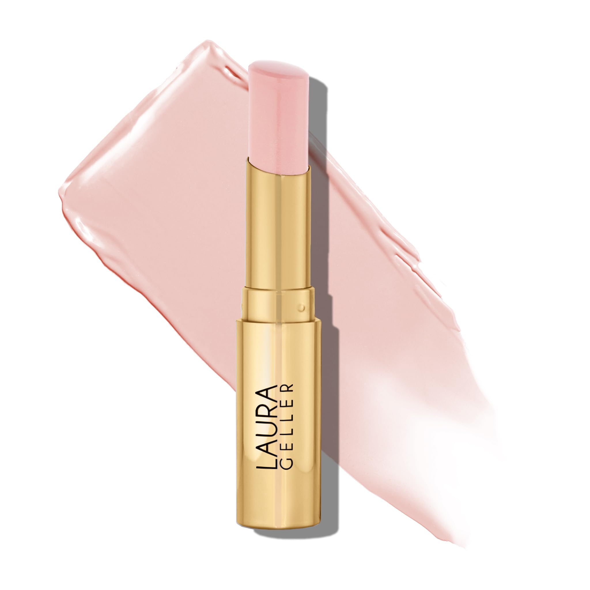 LAURA GELLER NEW YORK Jelly Balm Moisturizing Tinted Lip Balm - Sheerly Amazing - Hydrating Vitamin E - Semi-Shine Finish