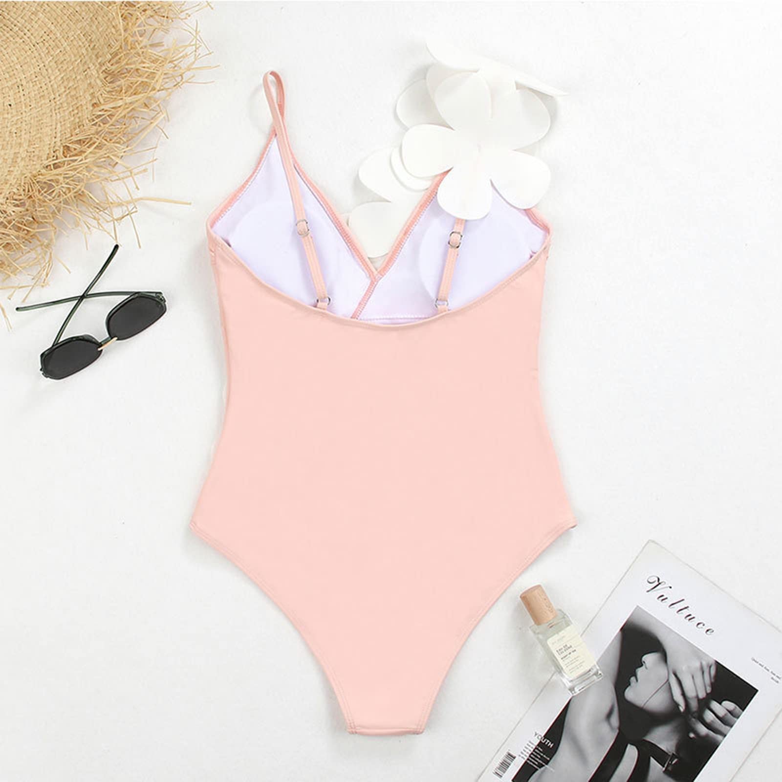 Costumi da Bagno con Pareo Donna Intero Push up Taglie Forti Sexy Chic 2023 Fantasia Elasticizzati Stampa a Fiori Monokini Donna con Gonnellina Spiaggia Piscina Mare