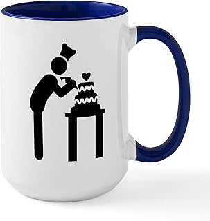 CafePress Cake Making Large Mug 15 oz (444 ml) Ceramic Coffee Mug