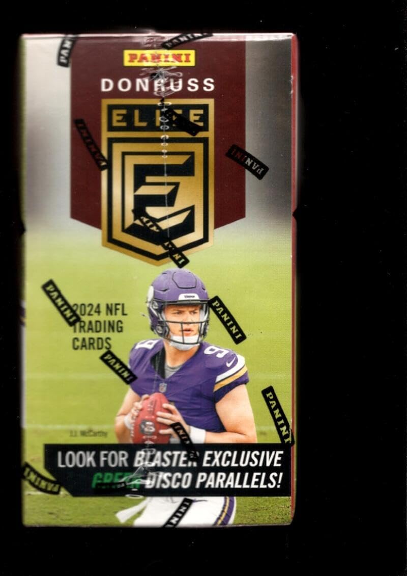 NEW 2024 DONRUSS ELITE FOOTBALL CARDS FACTORY SEALED BLASTER BOX 24 CARDS PLUS 2022 DONRUSS BROCK PURDY (RC) #374 RATED ROOKIE NMMT
