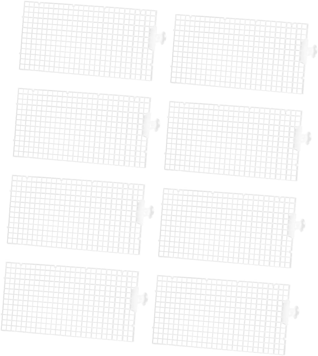 Toddmomy 1set Fish Tank Divider High- Isolation Board Suction Cups for Easy Installation for All Aquarium Durable and Reusable Fish Separator