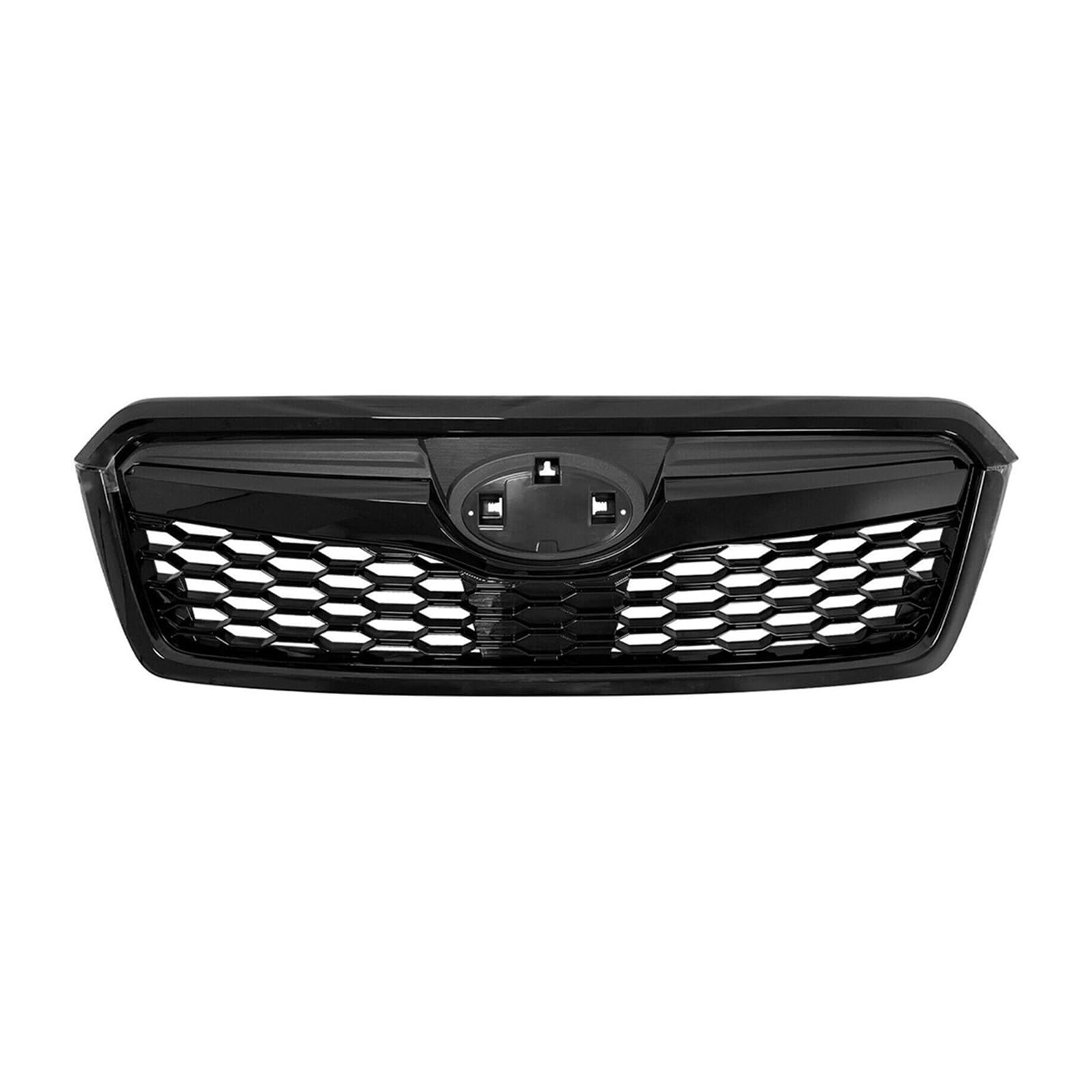 Amazon | グロスブラック ABS Sti スタイルフロントグリルメッシュ