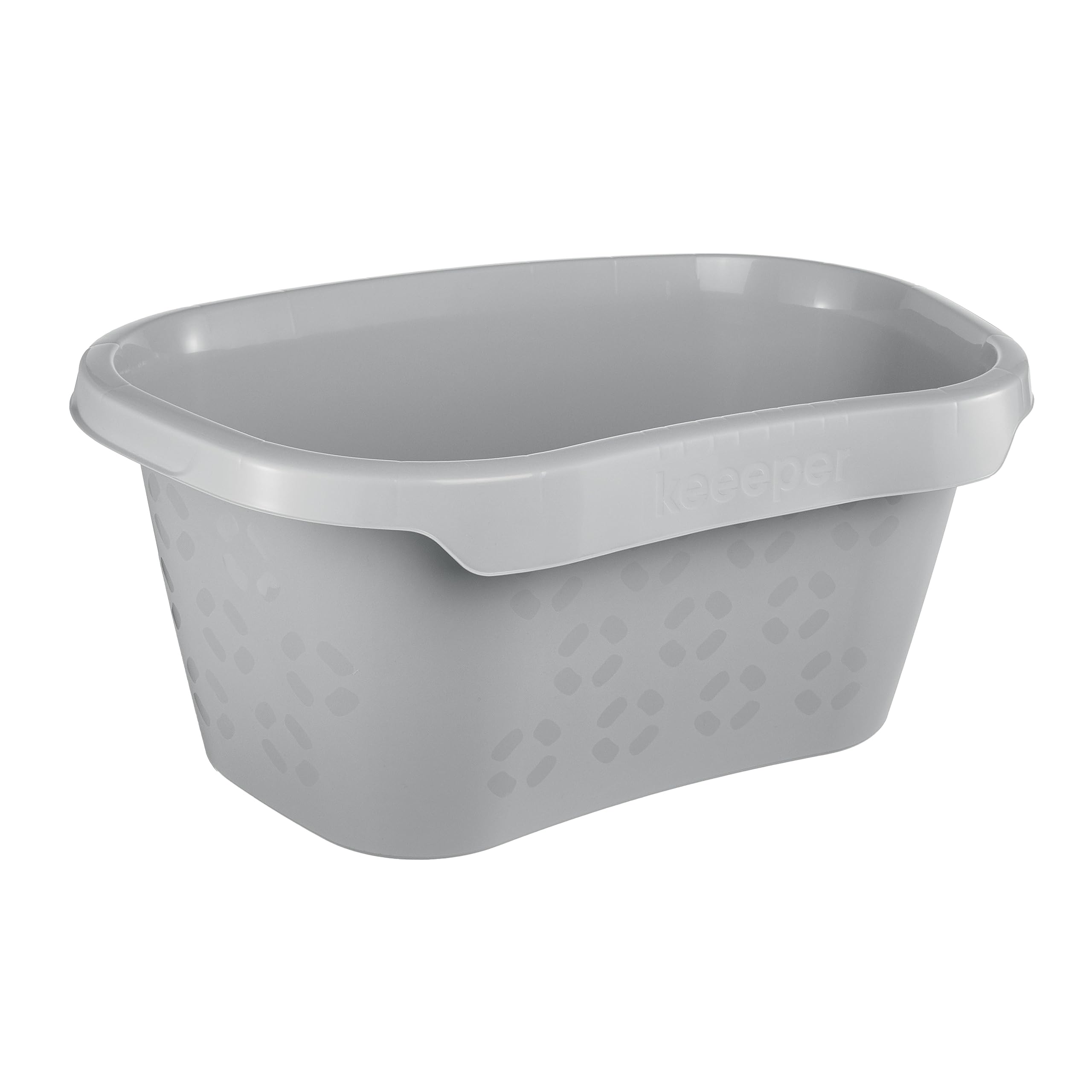 Panier à linge keeeper ergonomique Tilda pour soulager le dos lors du transport des vêtements