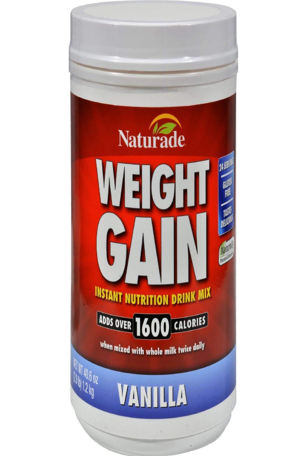 NATURADE Weight Gain Powder, 40 OZ
