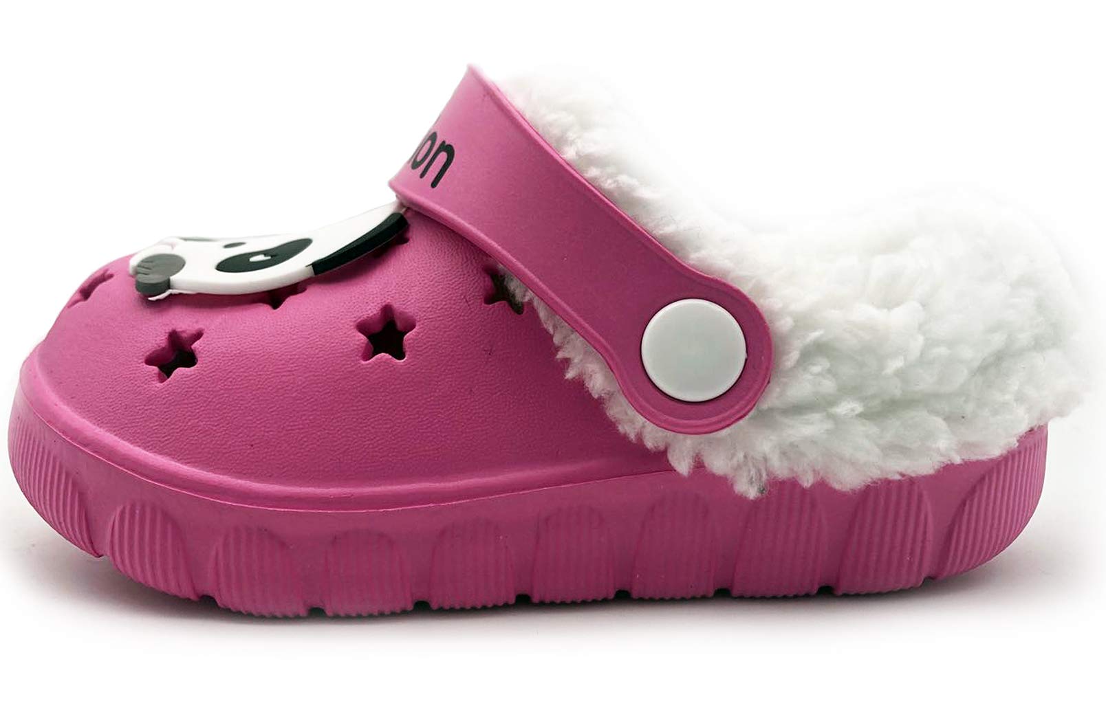 Vorgelen Bambini Invernali Zoccoli e Sabot Ragazzi Morbide Pelliccia Pantofole Ragazze Caldo Casa Ciabatte Antiscivolo Confortevole Scarpe da Giardino All'aperto/Interno 18.5-32 EU