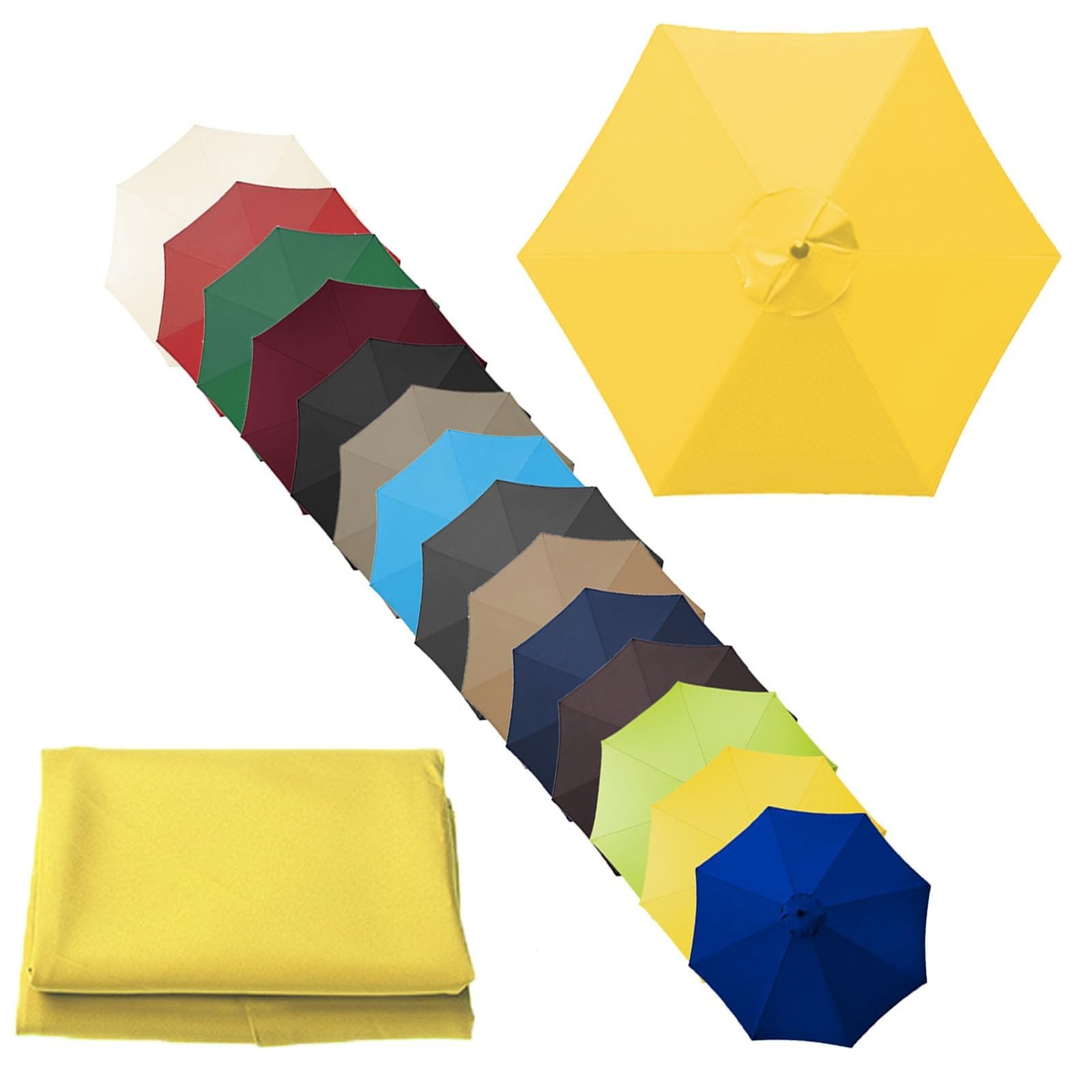 Replacement Canopy Patio Umbrella - Umbrella Canopy Cloth Replacement Top Canopy for Umbrella