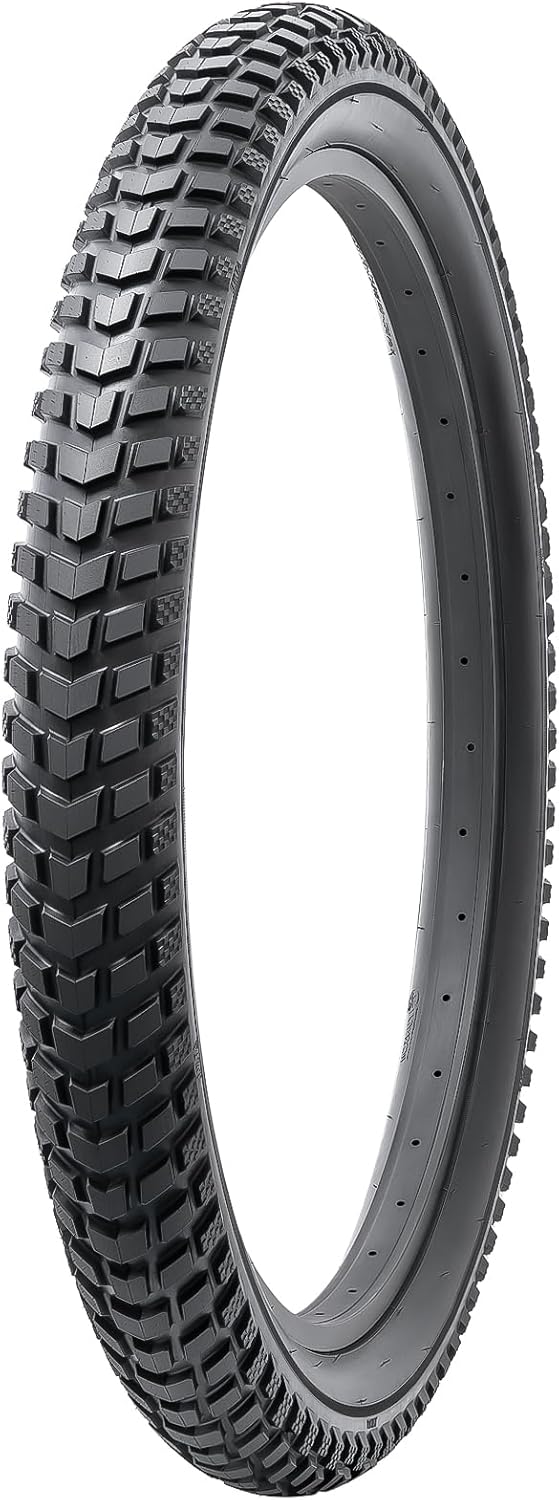 YUNSCM 26 Fat E-Bike Tire 26 x 3.0/76-559 Compatible with 26x3.0 26X3 Fat E-Bike All-Terrain Directional Tread Bicycle Tire (Y-1138)
