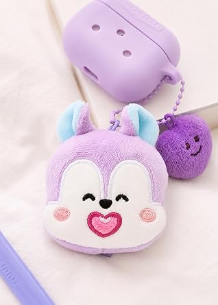 LINE FRIENDS BT21 MANG BASIC Face Plush Keychain