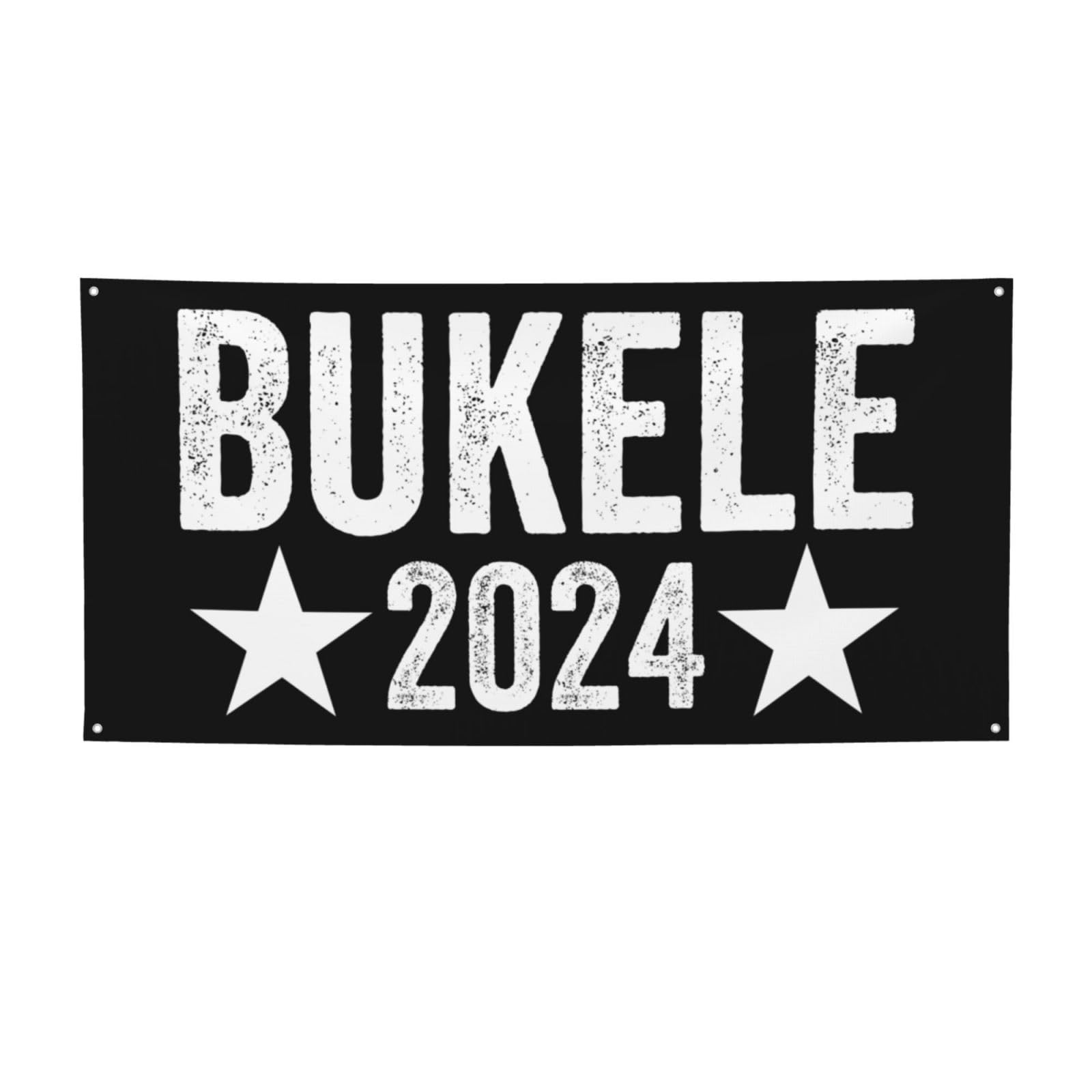 Amazon.com: YvoneDBrownn Nayib Bukele 2024 Banner Funny Hanging Flags With  4 Metal Grommets Elevate Festive Decorations For Celebrations, Parties, And  Special Occasions - 24