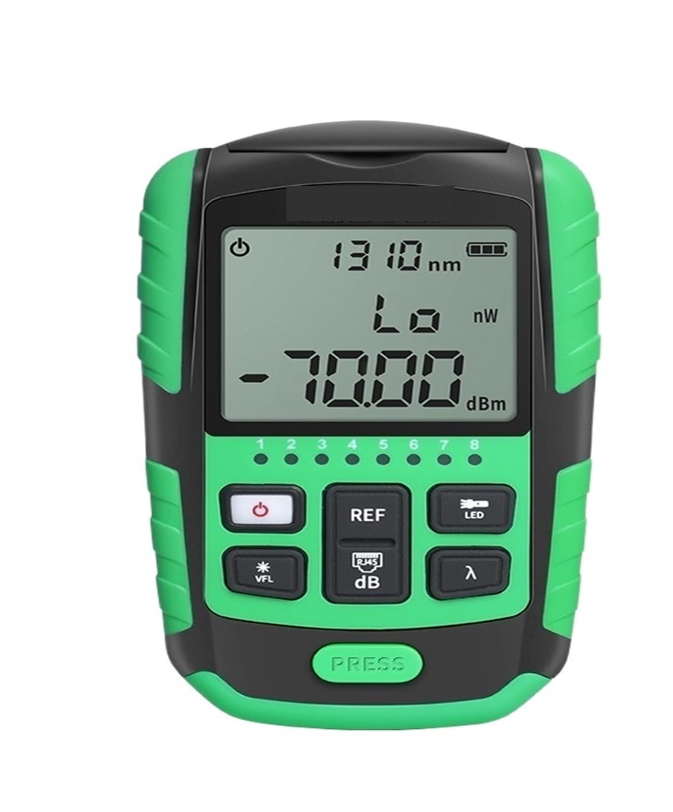 Tester per fibra ottica, Misuratore di potenza ottica 5G 10 lunghezza d'onda 4 In1, localizzatore visivo di guasti Tester for cavi di rete VFL Tester for fibre ottiche(YYS-GC65AP-V30)