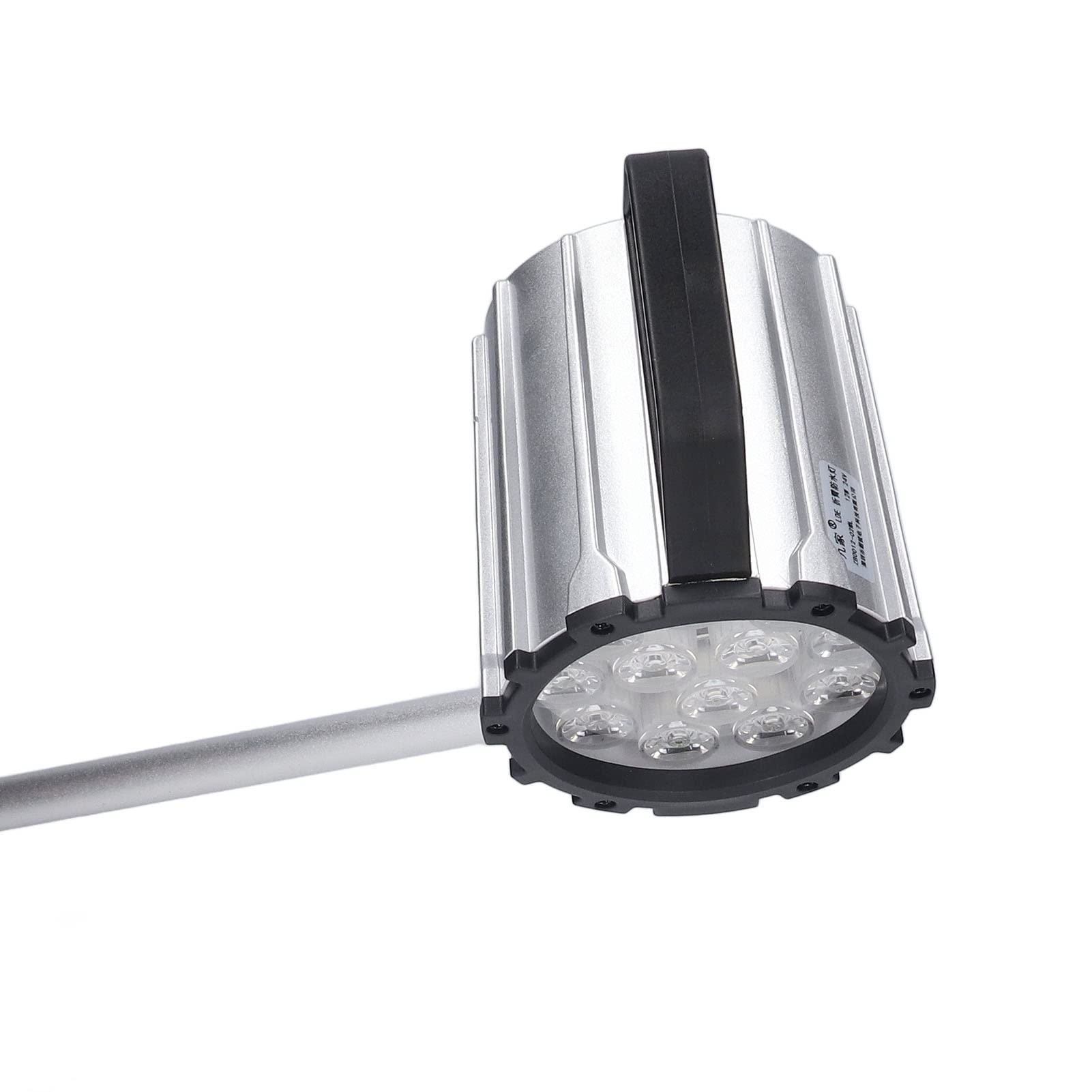 Cosiki Wodoodporna Robocza LED Długie ramię do Tokarki CNC Trwała Stabilna 12W 24V do Wyposażenia Warsztatu stół Warsztatowy Stop Aluminium