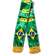 Flag Soccer Scarf with Light Blue White Patriotic Design, Ideal for 2026 Soccer Events