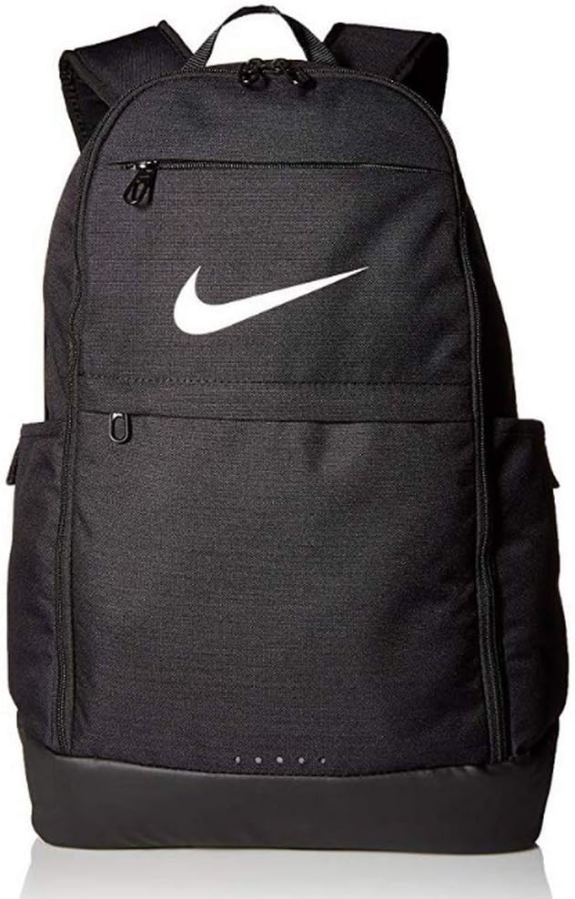 Nike Brasilia Backpack, Black/Black/White, X-Large BA5892-010