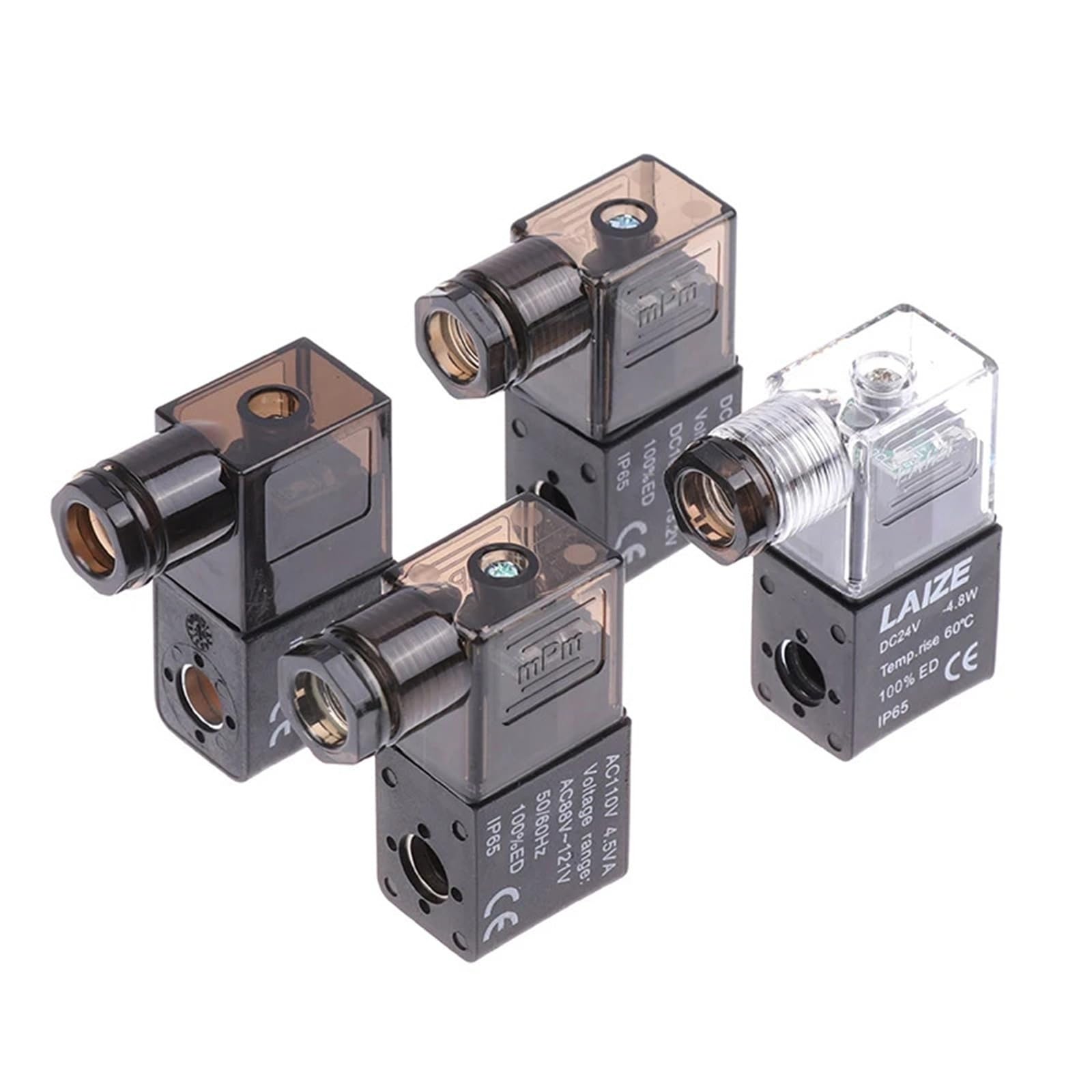 Bobine électrovanne 12V DC connecteur LED composant solénoïde 3V110