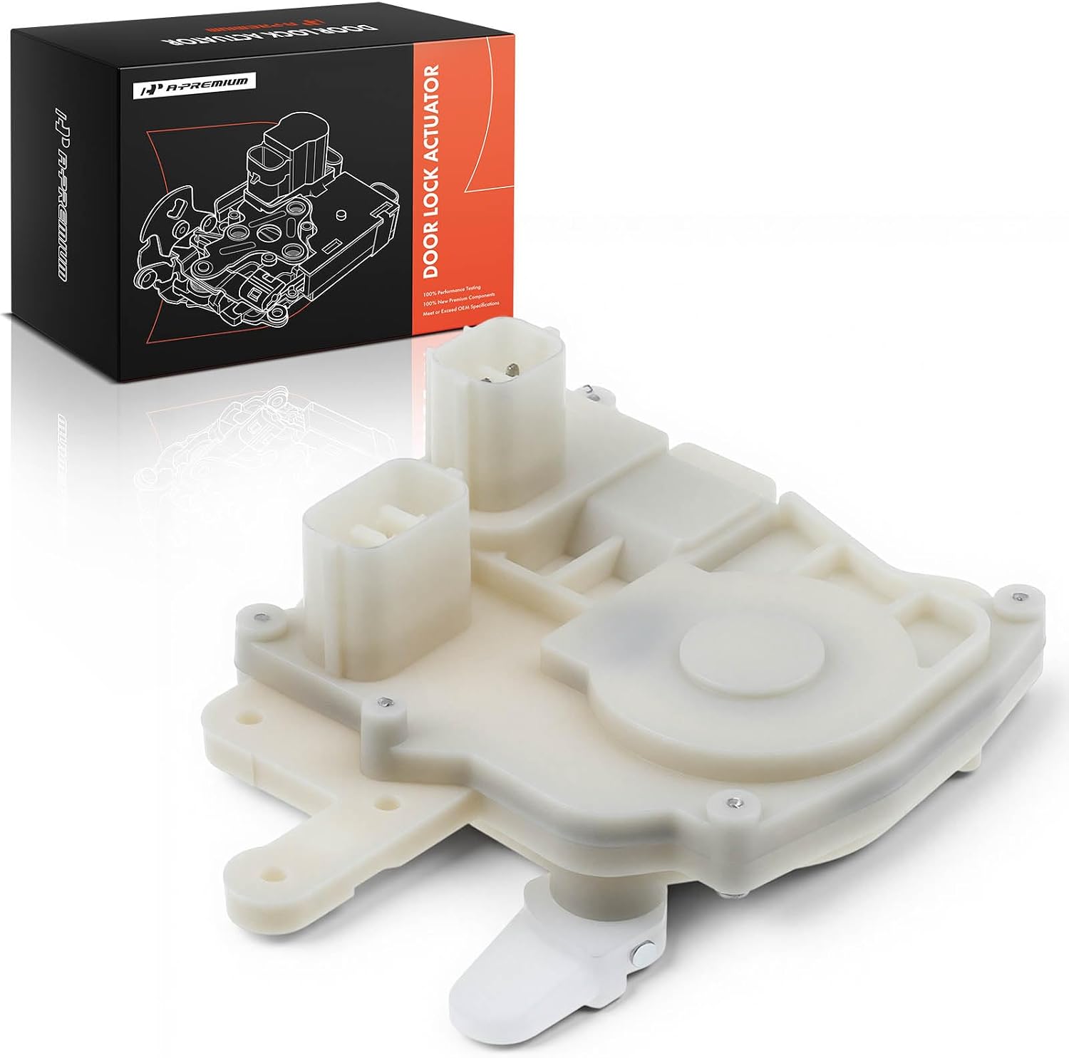 A-Premium Rear Right Passenger Side Door Lock Actuator Compatible with Honda Civic 2001-2005, Accord 1998-2002