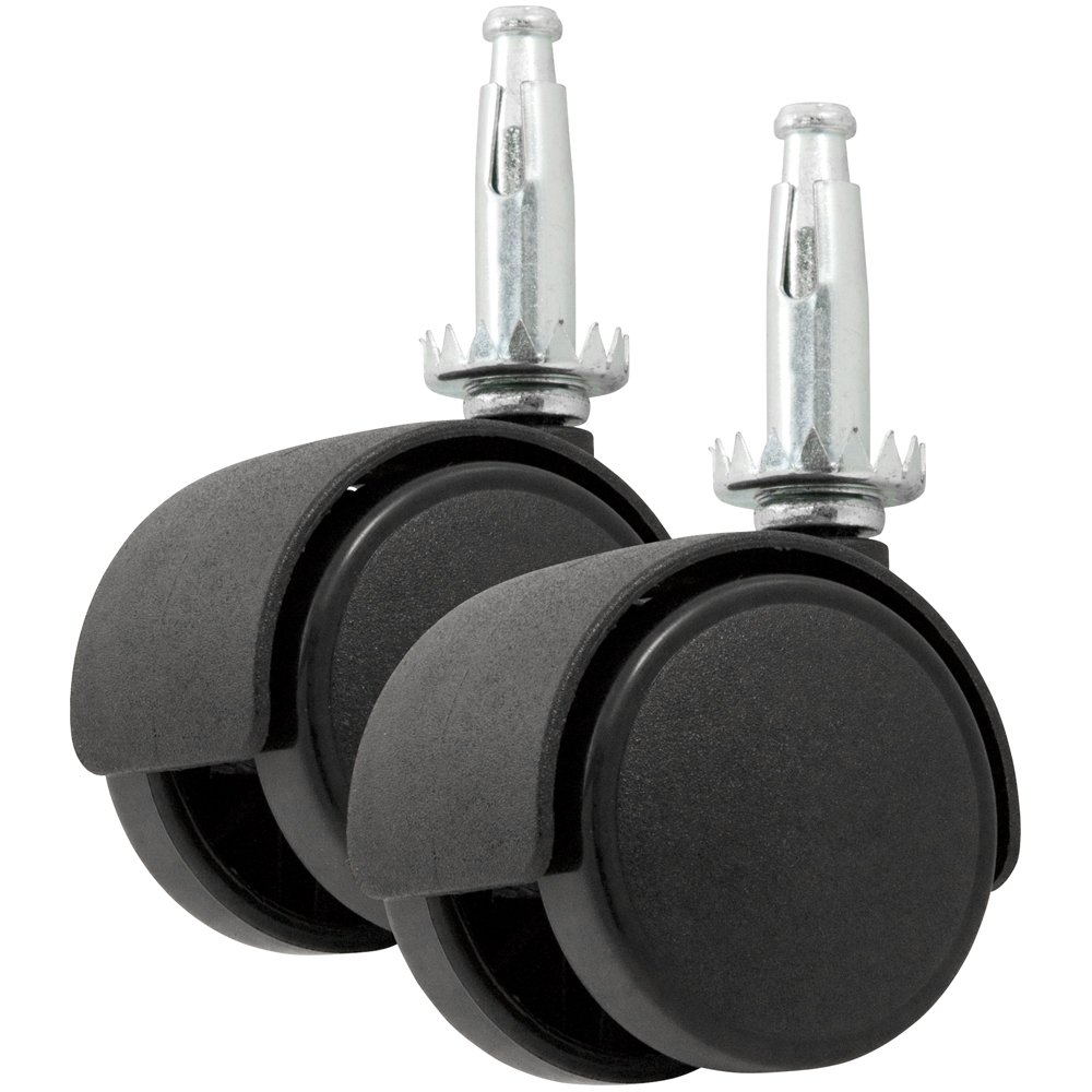 Amazon.com: Twin Wheel Casters - 2-Inch - Swiveling Stem