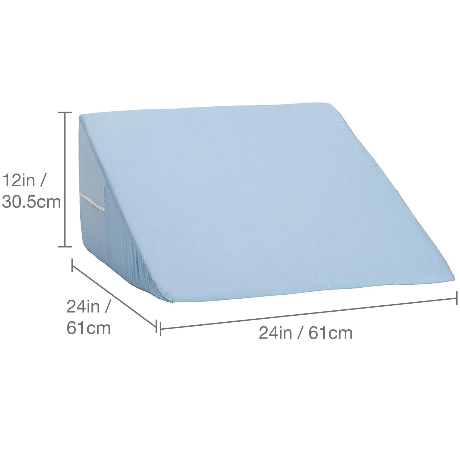 DMI Bed Wedge Pillow and Triangle Wedge with Elevated Incline for Neck