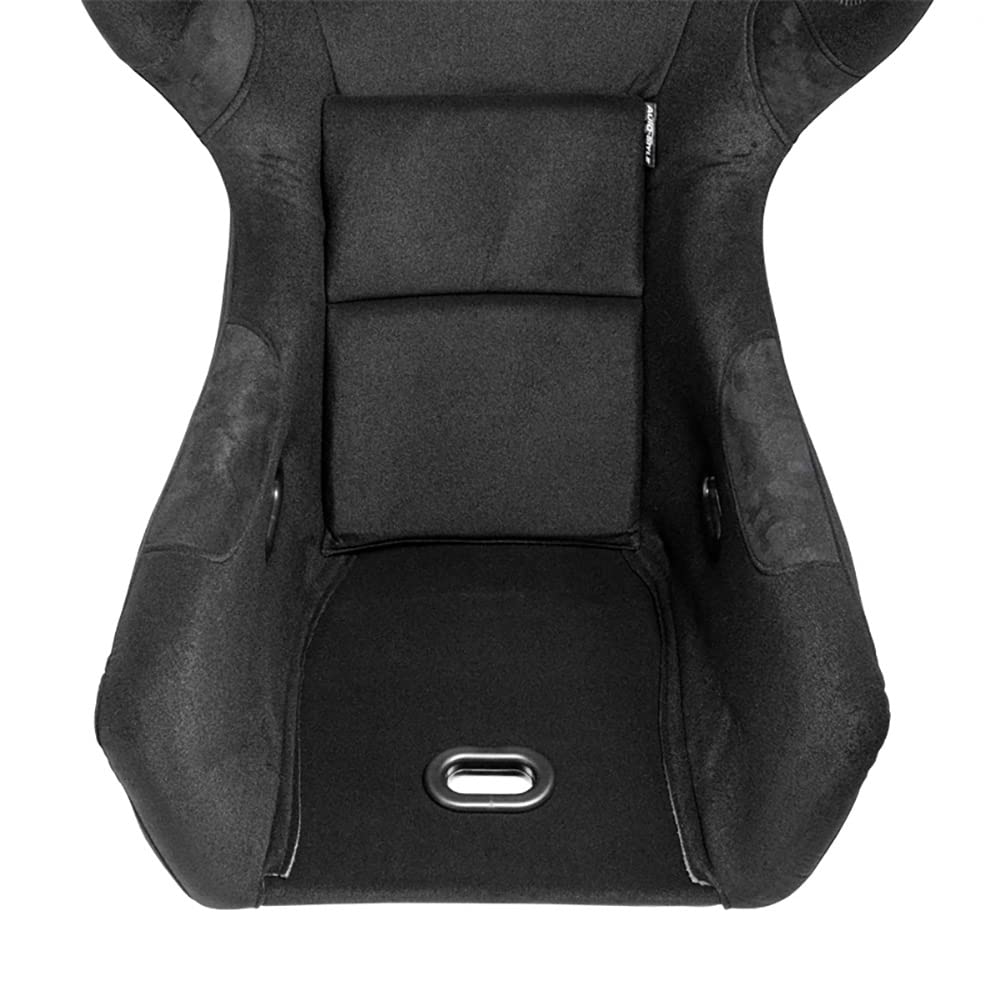 Siège sport 'BS6' - Noir - Dossier fixe en polyester - incl. glissière