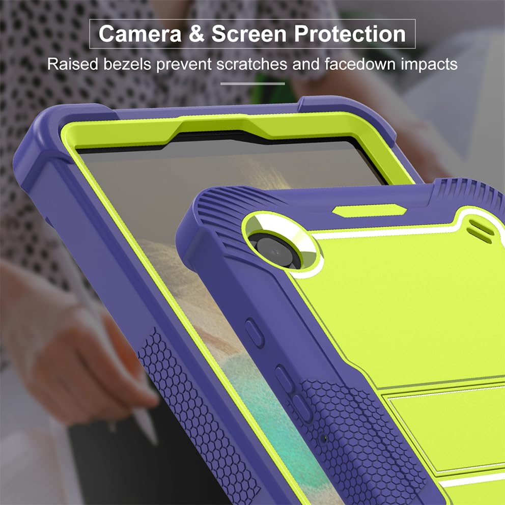 Image of ProElite Cover for Samsung Galaxy Tab A11 8.7 inch /A9 8.7 inch Case, Rugged Shockproof Heavy Duty Back Case Cover for Samsung Galaxy Tab A11 /A9 8.7 inch, Navy Green