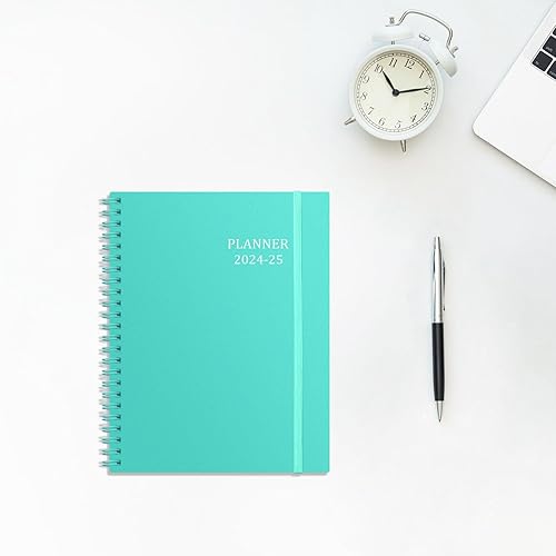 Miniatura 7 de Agenda 2024-2025 - enero 2024-junio 2025 planificador semanal mensual con 18 pestañas mensuales - Agenda 2024-2025 con cierre elástico, bolsillo