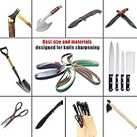 Vista 5 de 24 Pack 1/2" x 12" Replacement Sharpening Belt Kit for Official Work Sharp (WSKTS & WSKTS-KT/Mk.1 & Mk.2) Knife & Tool Sharpener