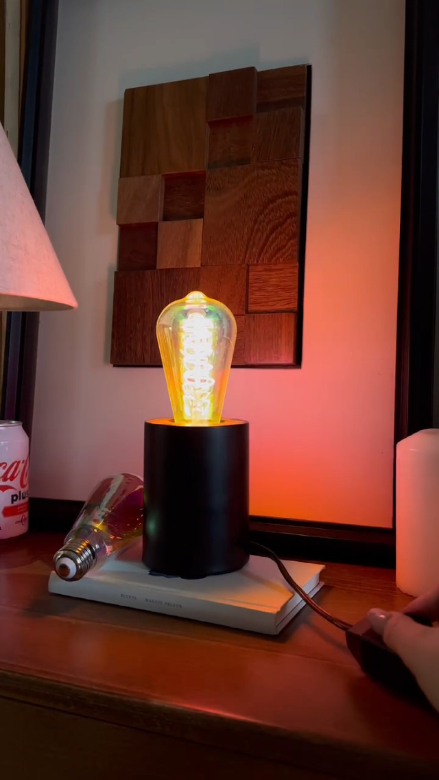 LOROFY ST64 Vintage LED Edison Bulbs, 4.5W LED Bulb Equivalent to