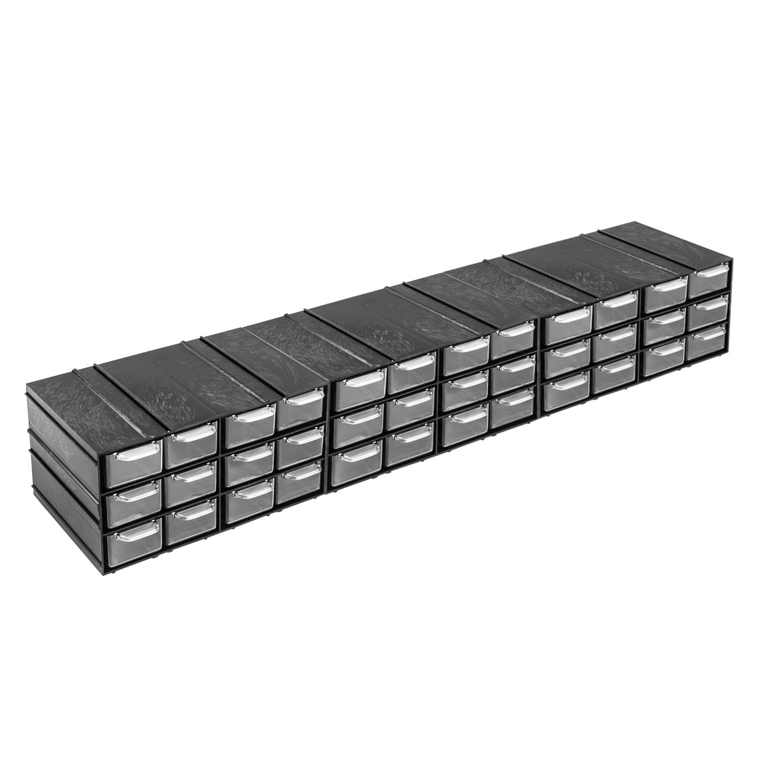 36 cassetti ampliabili infinitamente modulo combinato trasparente