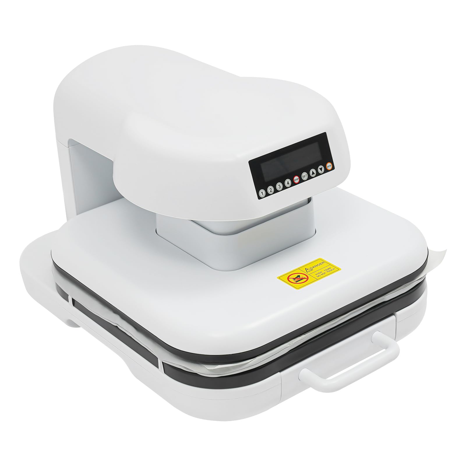 Presse de transfert 1600W avec 4 modes mémoire et sécurité anti-surchauffe