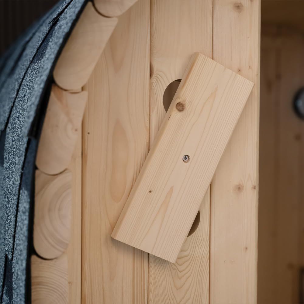 Home Deluxe Sauna extérieur Cube S 194x120 cm épicéa poêle inclus pour 2 personnes