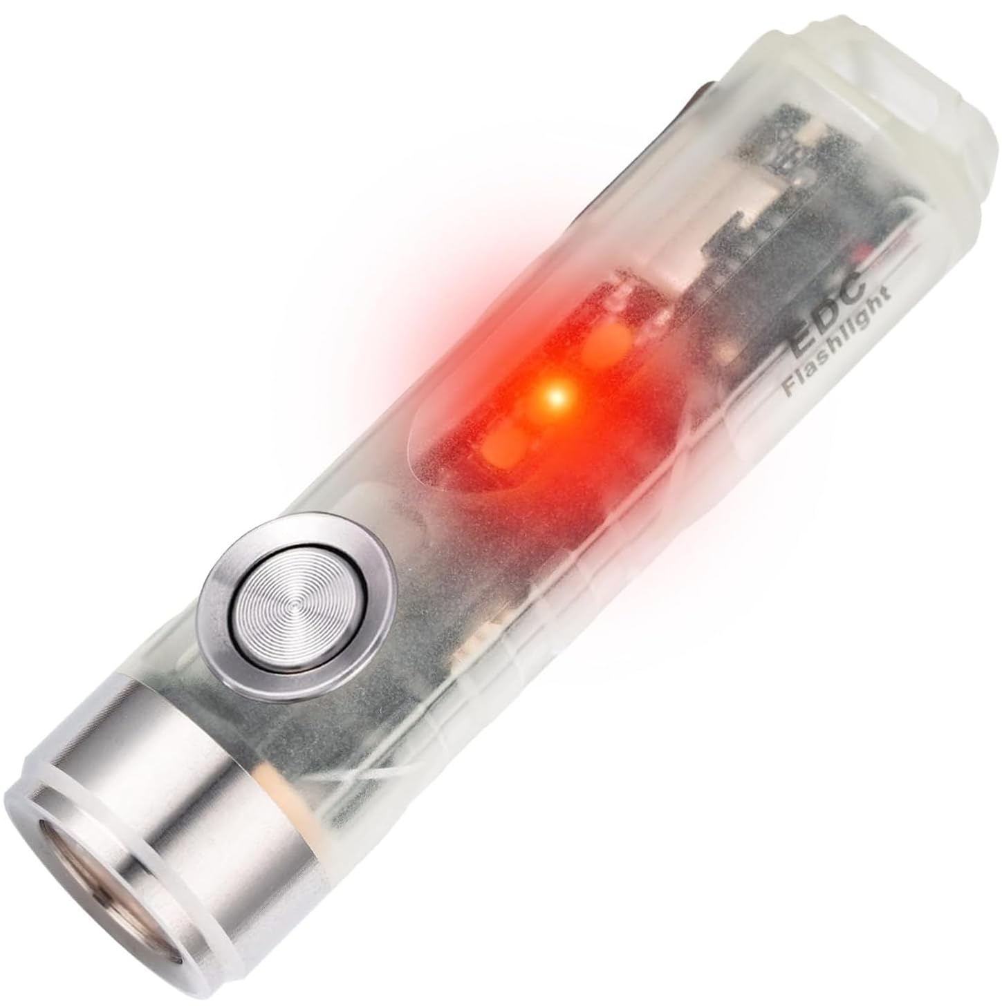 RovyVon A5 G4 Lampe torche clé en main 650 lumens 9 modes mini extérieur EDC rechargeable à haute luminosité multifonctionnelle, avec lampe de lecture et lumière rouge