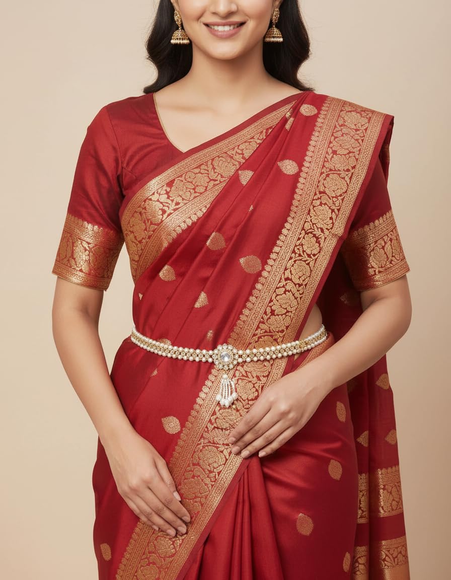 Kamarband for Women Gold Plated Wedding Waist Chain Jewellery for Girls