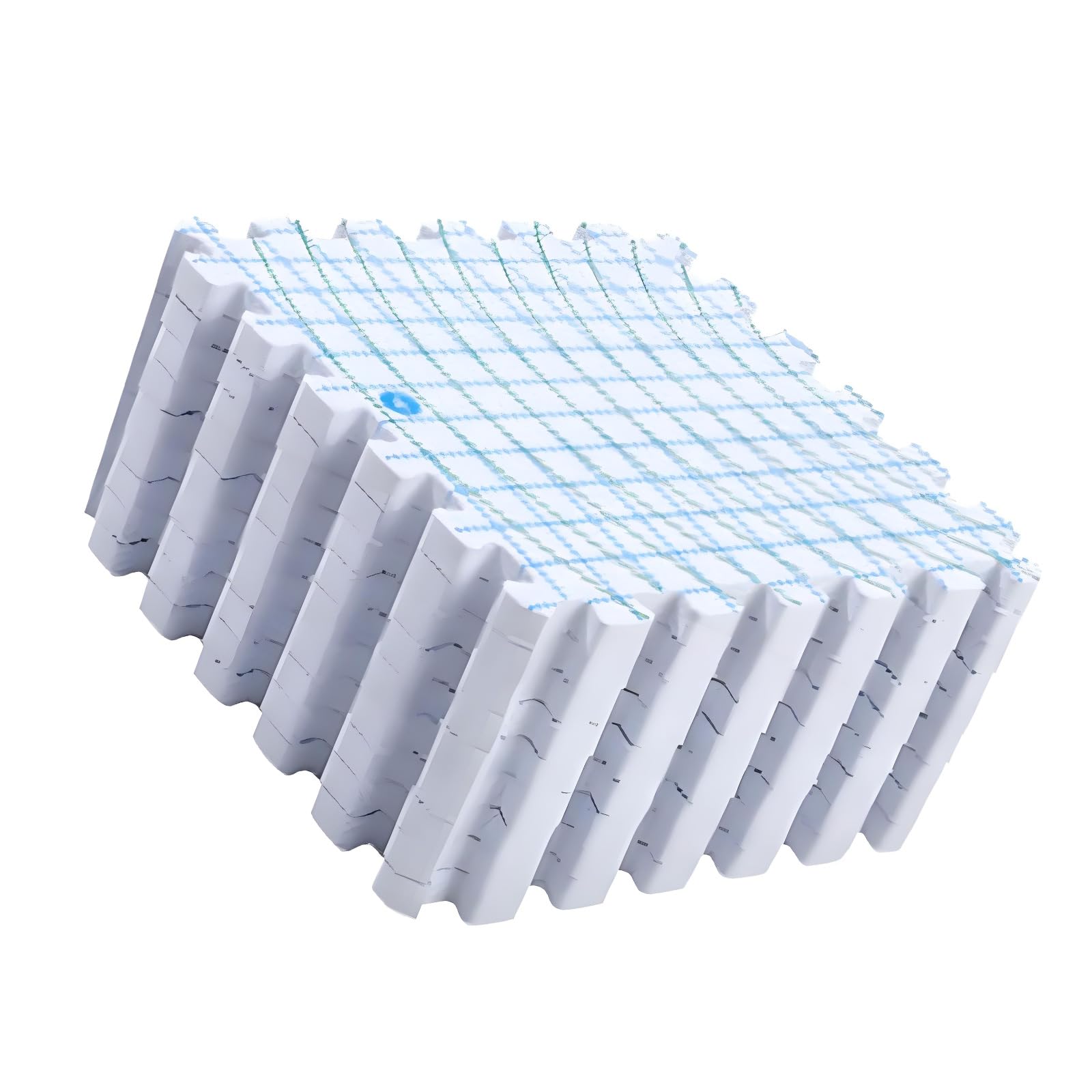 Xjdzineq 9Pcs 12x12Inch Knitting Blocking Mat Anti Slip Gridded Knit Blocking Foam Board for Granny Square Making Crocheting Crochet Positioning Board