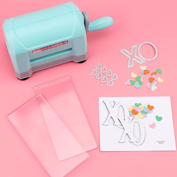 BAOFALIMini Manual Die Cutting Machine; Portable Die Cut and Embossing Machinefor DIY Die Cutting Embossing Paper Card Craft Scrapbooking Dies Cutter Photo Album Decorative Craft Scrapbooking Supplies