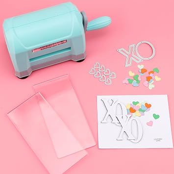 BAOFALIMini Manual Die Cutting Machine; Portable Die Cut and Embossing Machinefor DIY Die Cutting Embossing Paper Card Craft Scrapbooking Dies Cutter Photo Album Decorative Craft Scrapbooking Supplies