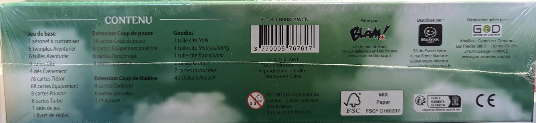 Blam! Celestia Big Box • Kompletna gra podstawowa kolekcjonerska + 2 rozszerzenia + ekskluzywne prezenty! - Rodzinna gra planszowa - Gra planszowa - od 2 do 6 graczy - Od 8 lat - 30 minut