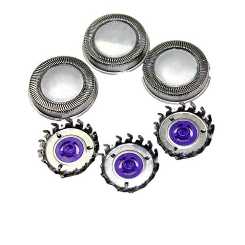 Paquete de 3 cabezales de repuesto HQ55 HQ56 para afeitadora Norelco 5814XL 5825XL 5822XL 5821XL 7810XL 5803XL 5802XL 5801XL, cuchillas de repuesto