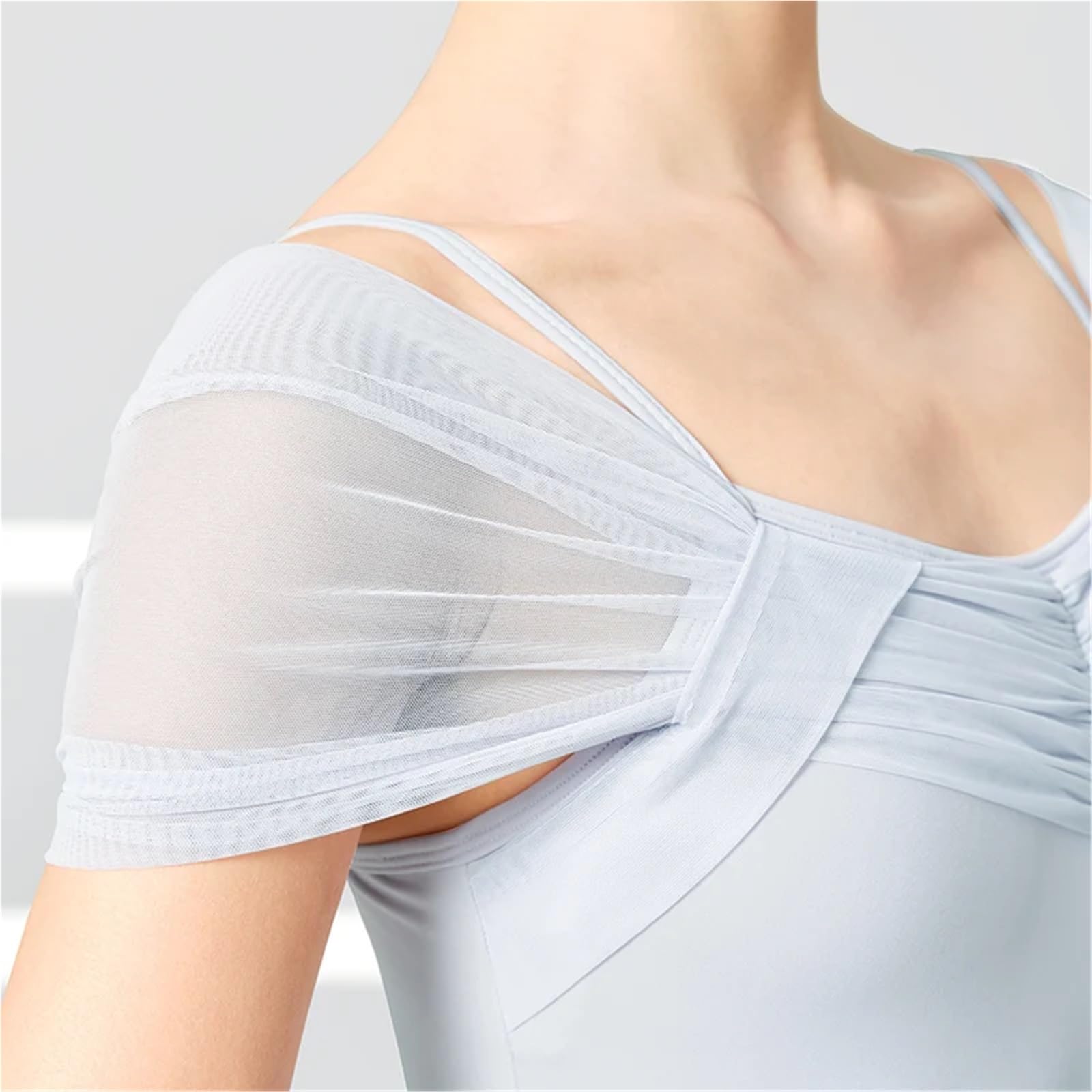 Maillot Ballet Mujer Leotardos de Ballet for mujer, camisola elegante, leotardos baile sin tirantes, mono con empalme nailon, leotardo gimnasia for adultos