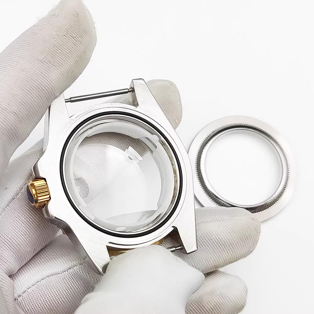 40mm Koperta Zegarka Kit Przezroczysty Wystawowy Dekiel, Zamiennik Zegarek Wkładka Bezel Modyfikacja Akcesoria dla Rolex Submariner
