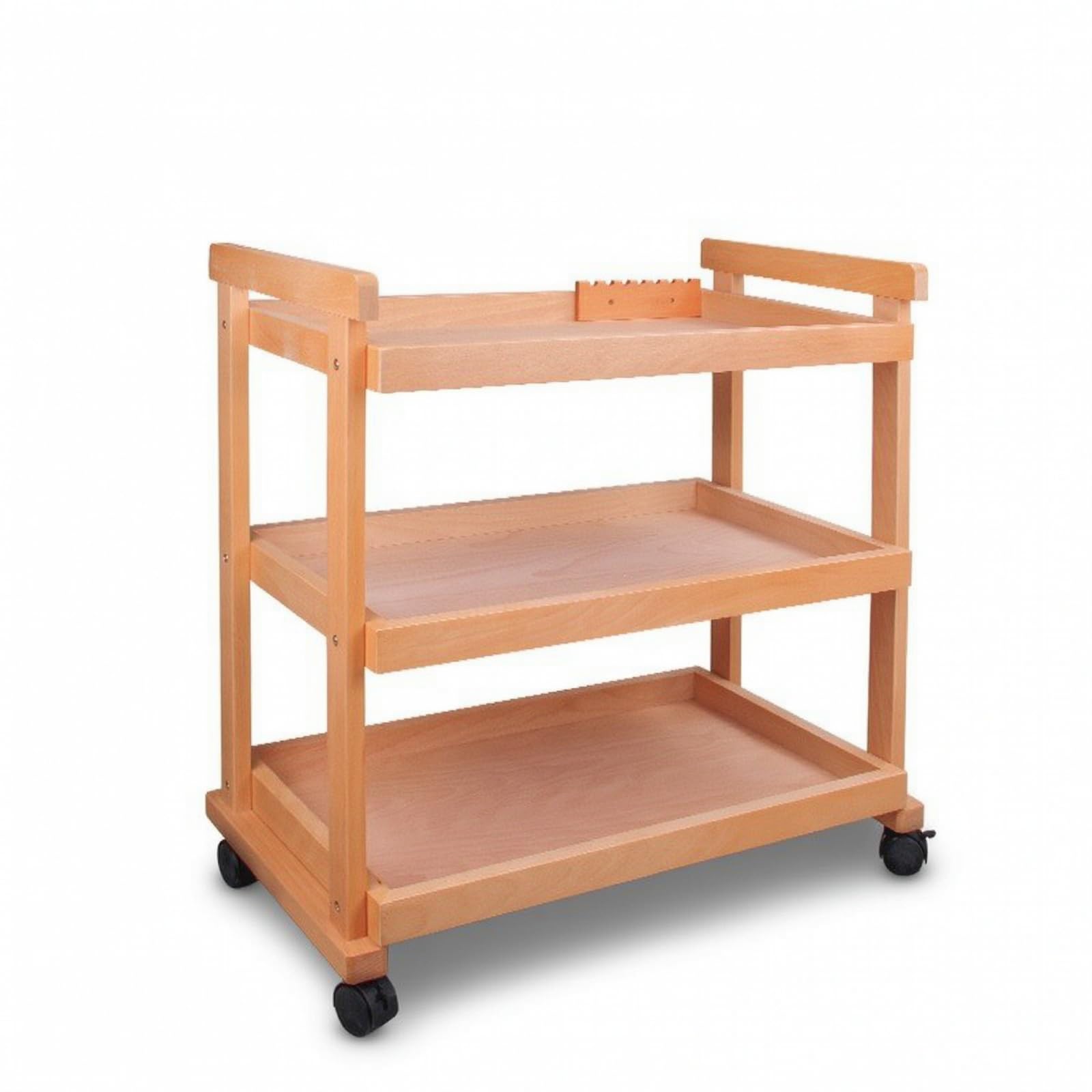 Carrello da Disegno Multilivello Carrello Portaoggetti con Ruote Multiuso Mobile per Pittori, Studio D'arte, Laboratorio, Carrello A Tre Strati Allargato E Ispessito