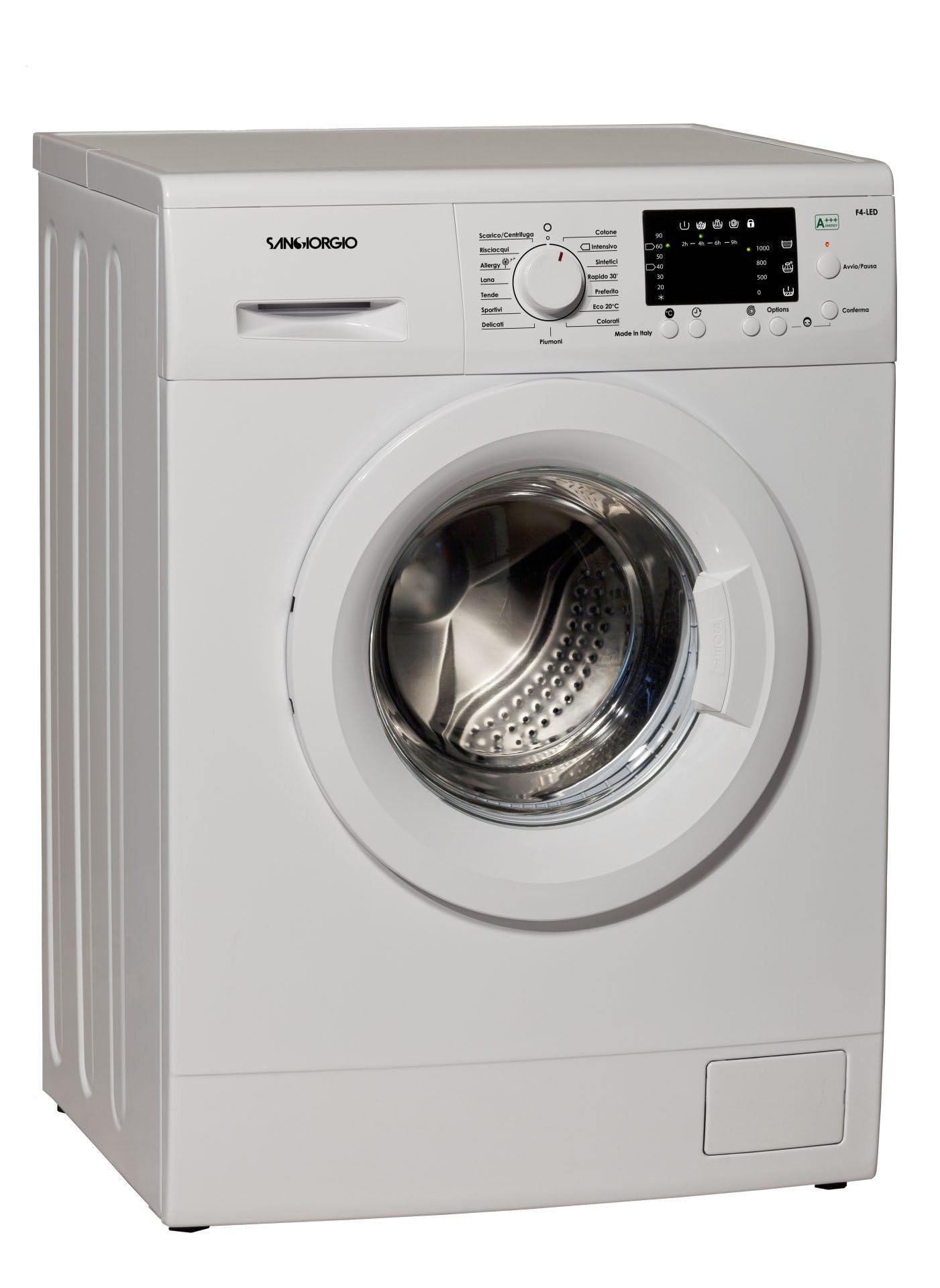 Lavatrice Slim da 45 cm, Caricamento frontale, 6 Kg, Classe A+++, Centrifuga 1400 giri