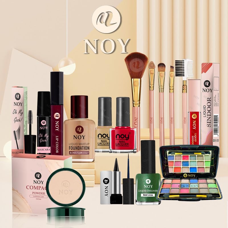 NOY Galactic Glam Space Themed Makeup Combos Kit Waterproof Out of This World Styles Rich Ingredients-Vitamin E & Highly Pigmentation NY#279 (Pack of-15)