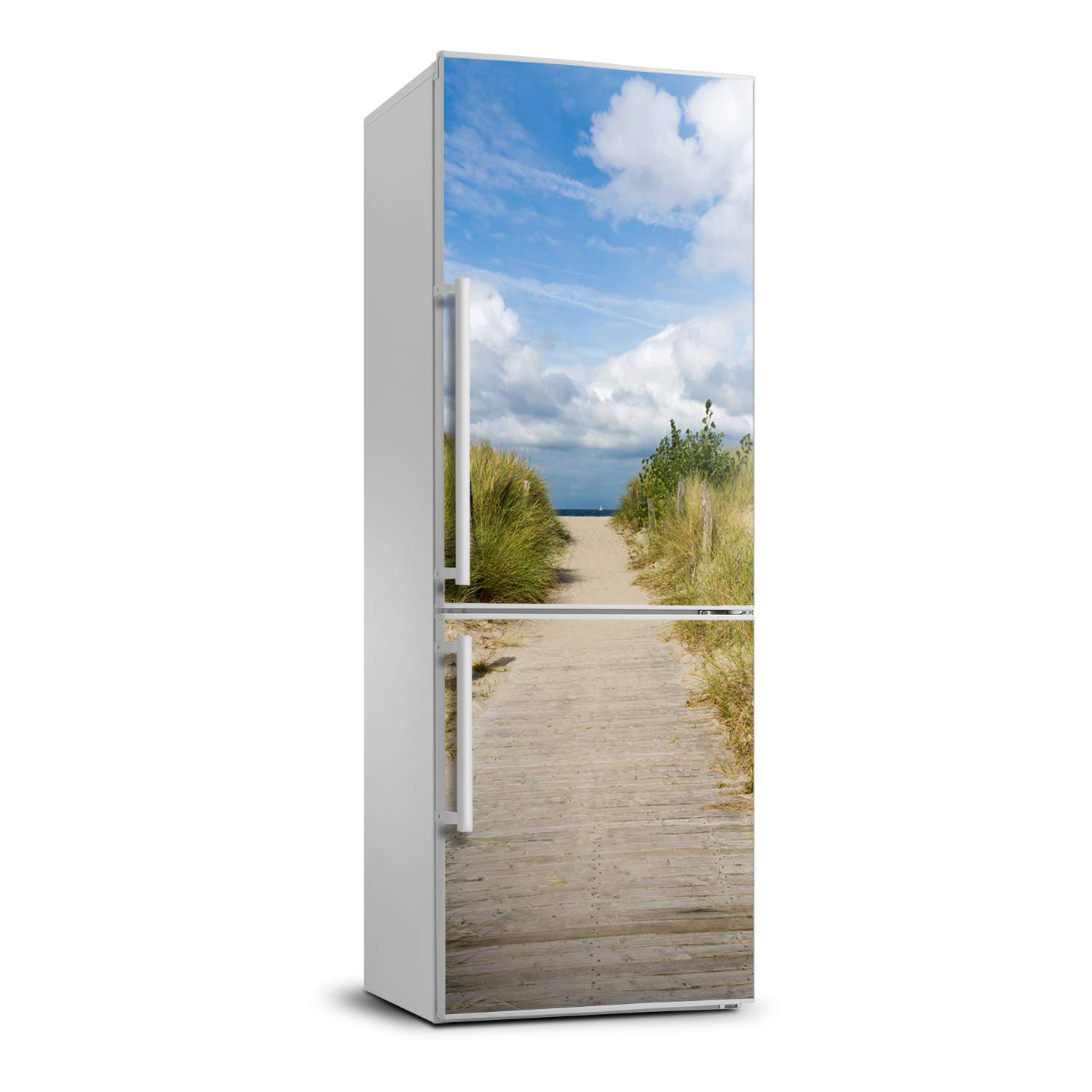 Película autoadhesiva premium Tulup 70x190 cm vinilo alta definición decoración cocina playa