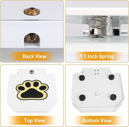 Miniatura 5 de Fuente de agua para perro, juguete de rociador para perro, activada por patas, dispensador de agua, manguera de 39.4 pulgadas y flujo de agua