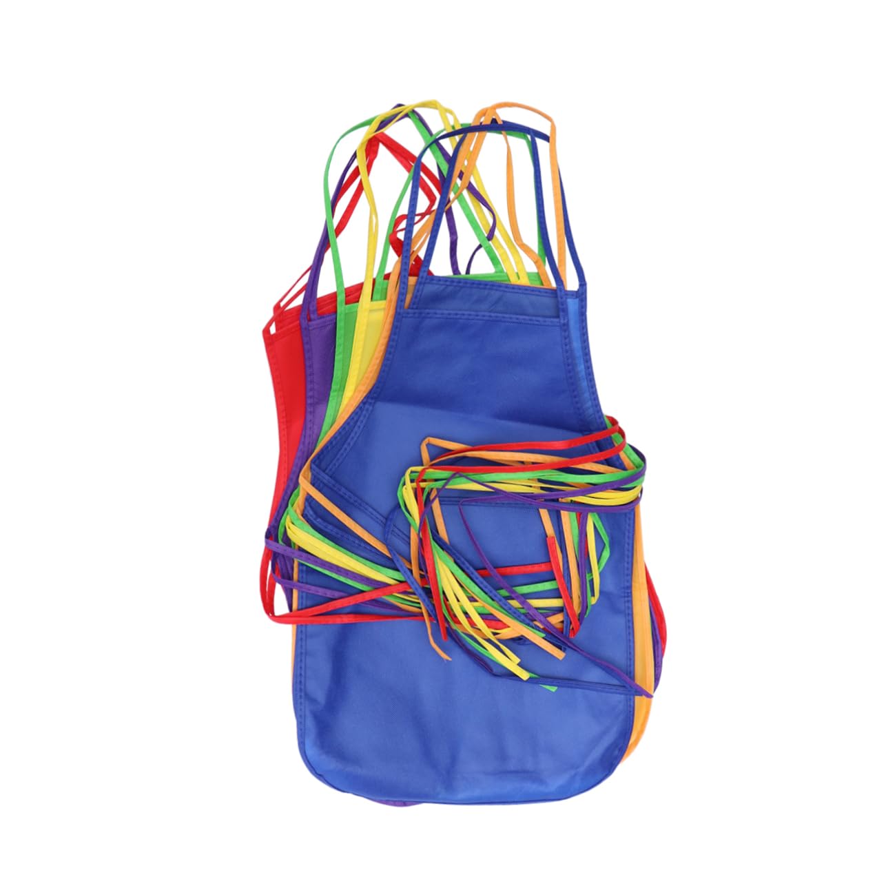 Grembiuli Non Tessuto 24pezzi per Bambini per Pittura e Cucina Riutilizzabile Colore Casuale