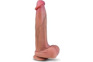 9” Realistic Silicone Dildo for Pleasure