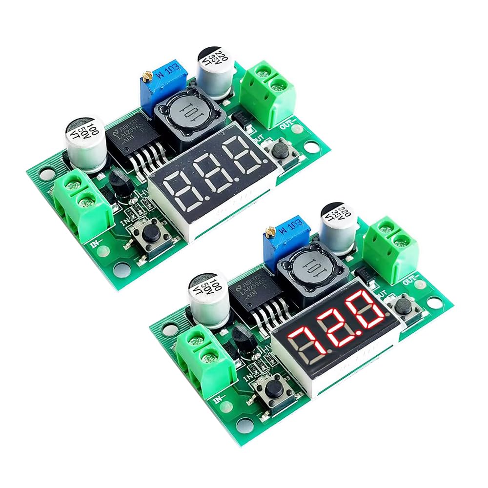 Module buck LM2596 convertisseur r茅glable anti surtension 3A - 8