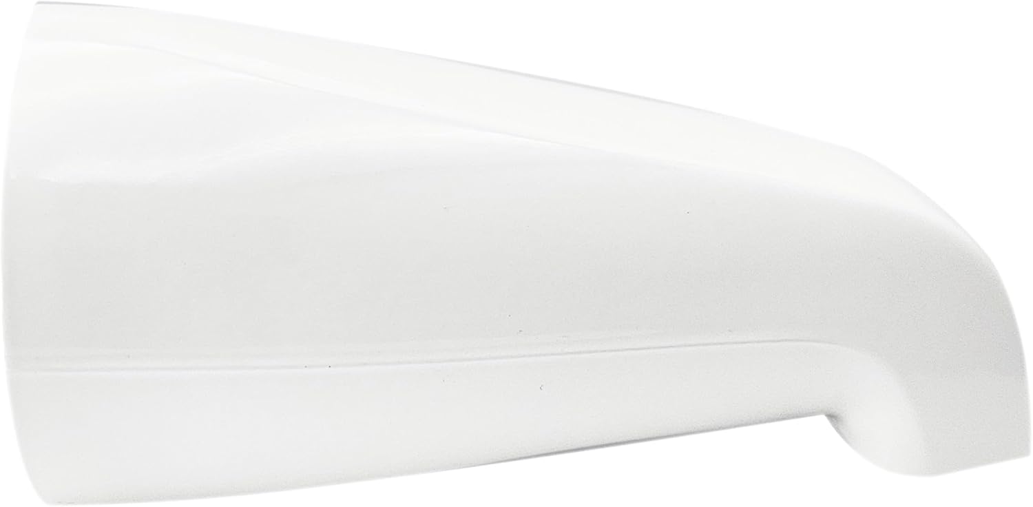 Westbrass E531-1F-2-50 5-1/4" Standard Front Connection Tub Spout, Powder Coat White (2-Pack)
