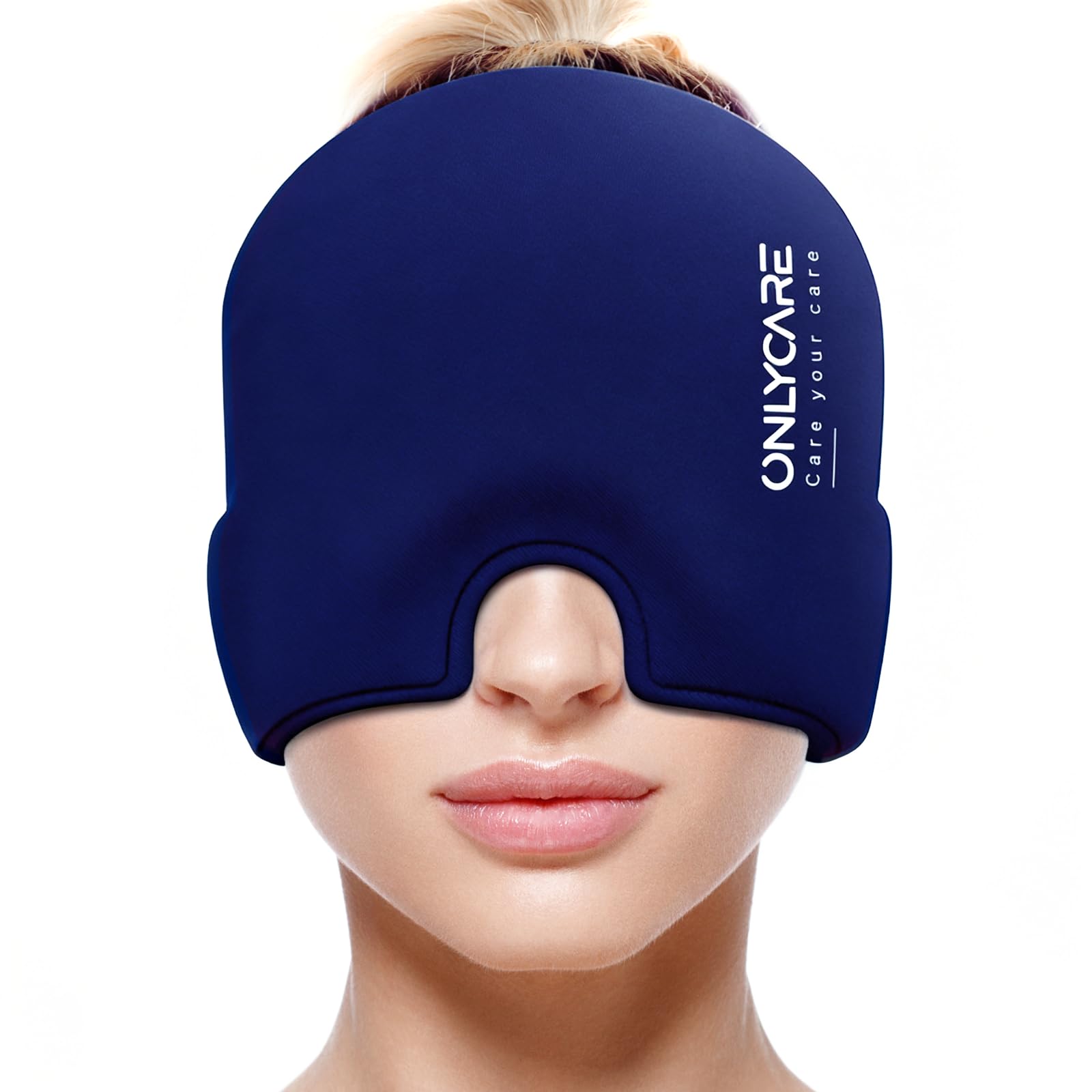ONLYCARE Migraine Relief Cap, Soothing Migraine Mask, Headache Relief Cap