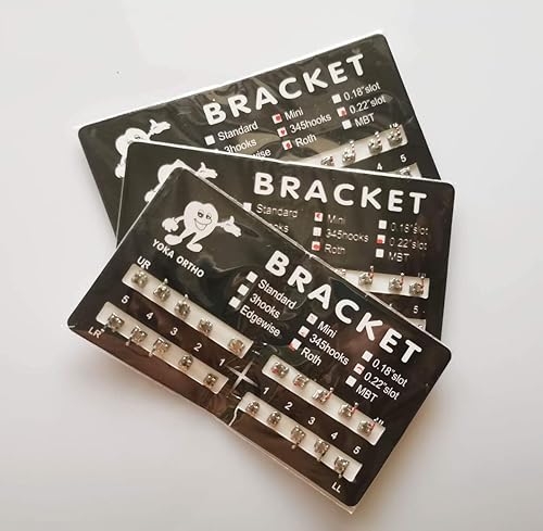 Miniatura 3 de 3 Kits(60) Ortodoncia MIM Ortodoncia Roth Mini 022 con ganchos 345 (Roth 022" Hook345)